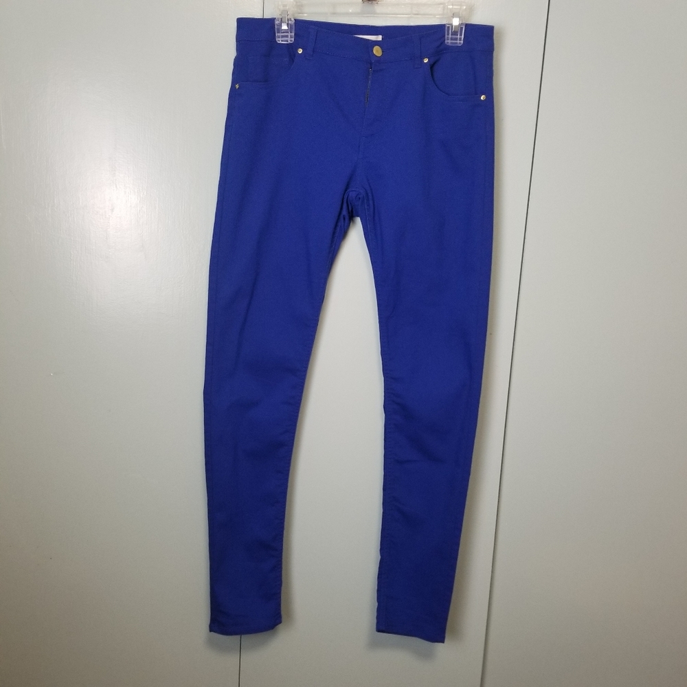 H&M cobalt blue skinny jeans size 12 -R1